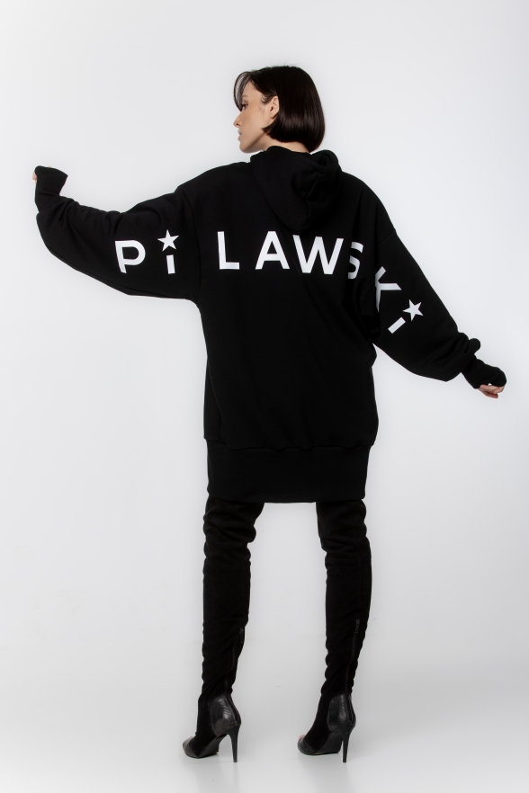 BLUZA AGA BIAŁY NAPIS