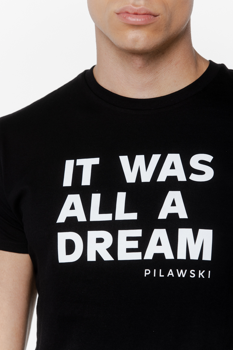 T-SHIRT NAPIS MĘSKI - obrazek 3