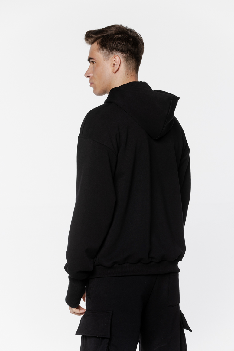 BLUZA ROZPINANA NAPIS MĘSKA - obrazek 3