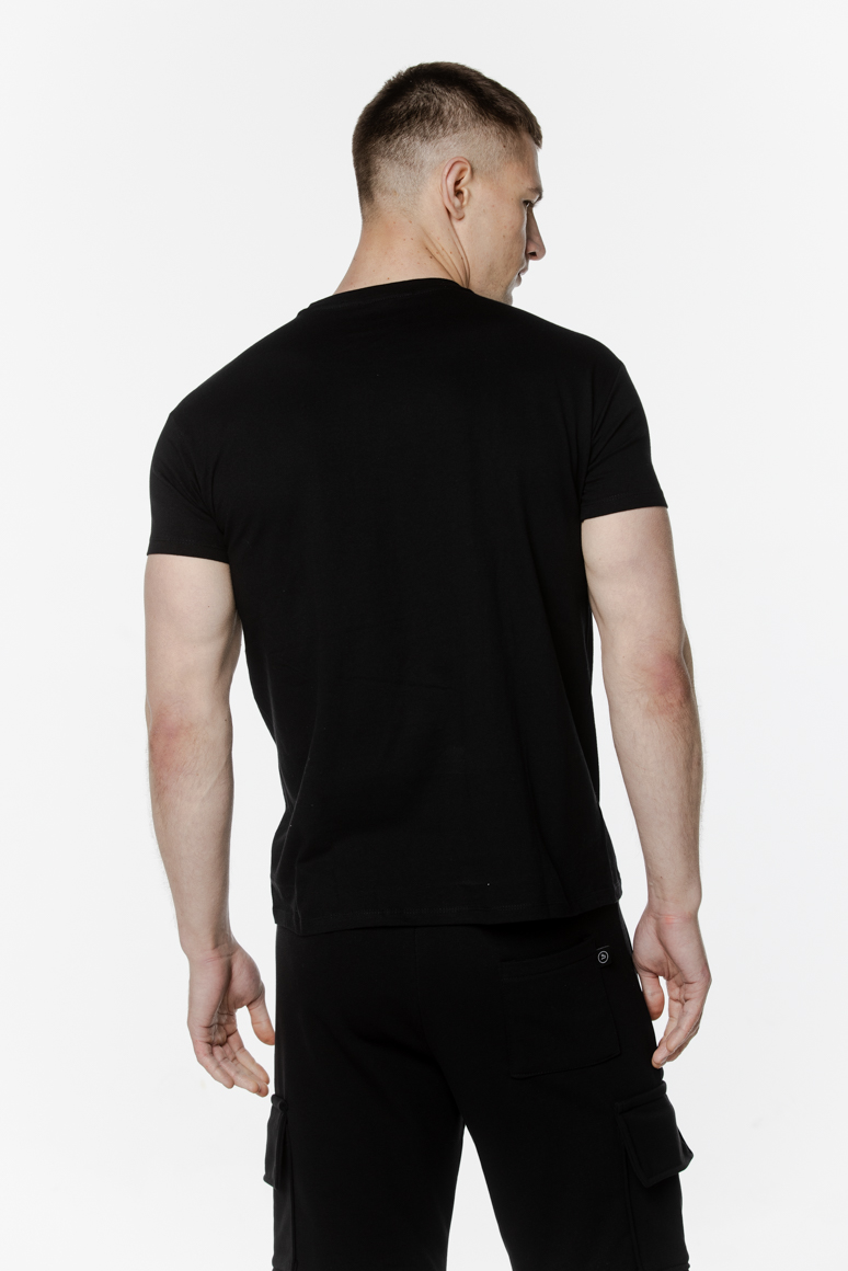 T-SHIRT LOGO NAPIS MĘSKI - obrazek 2