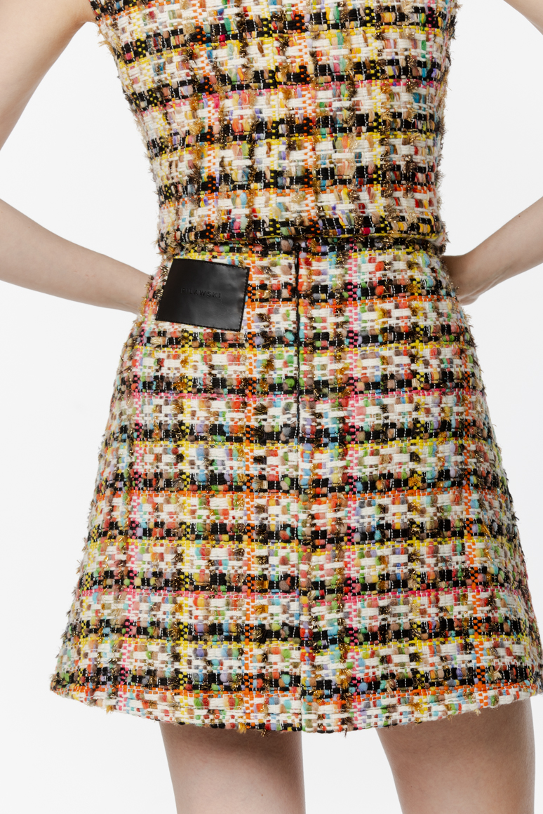 SPÓDNICA TWEED MINI - obrazek 3