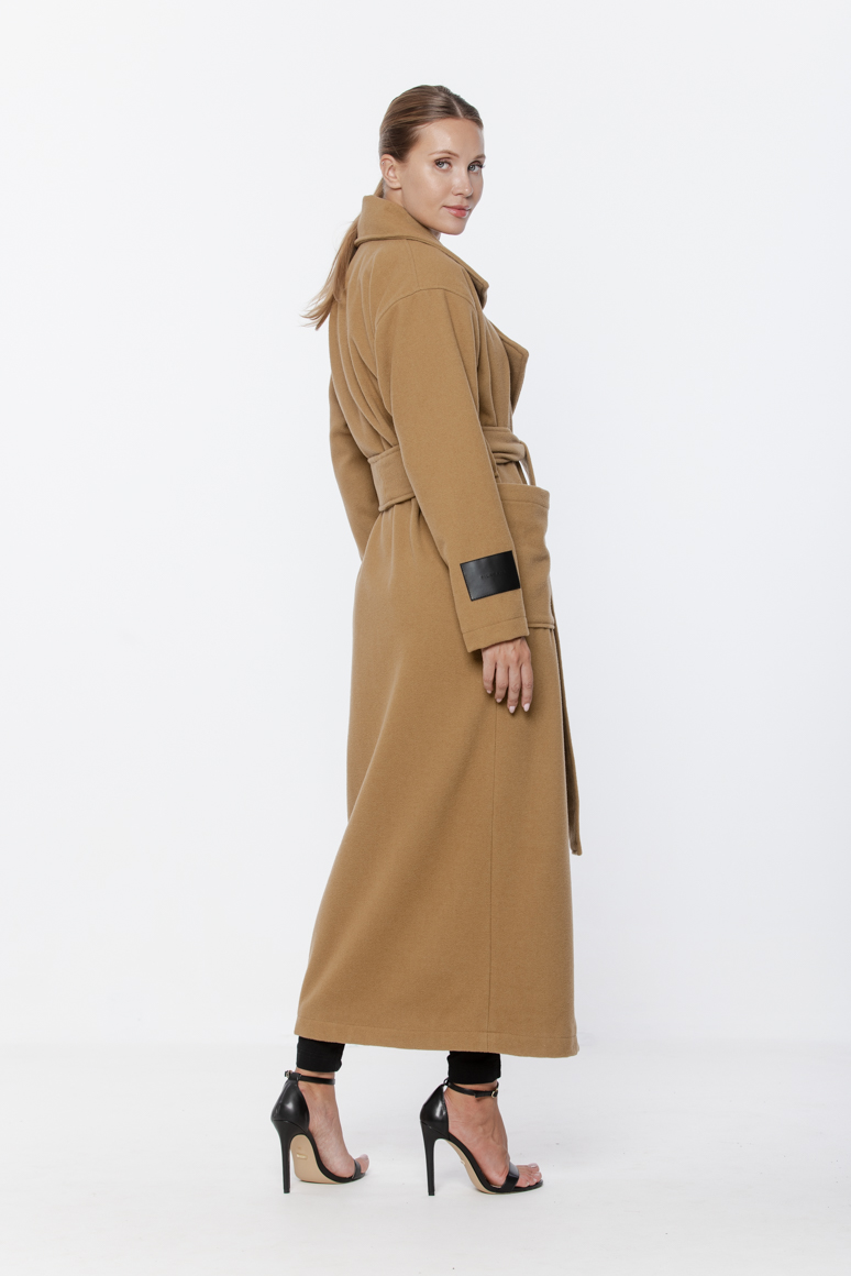 PŁASZCZ CAMEL DAMSKI - obrazek 2