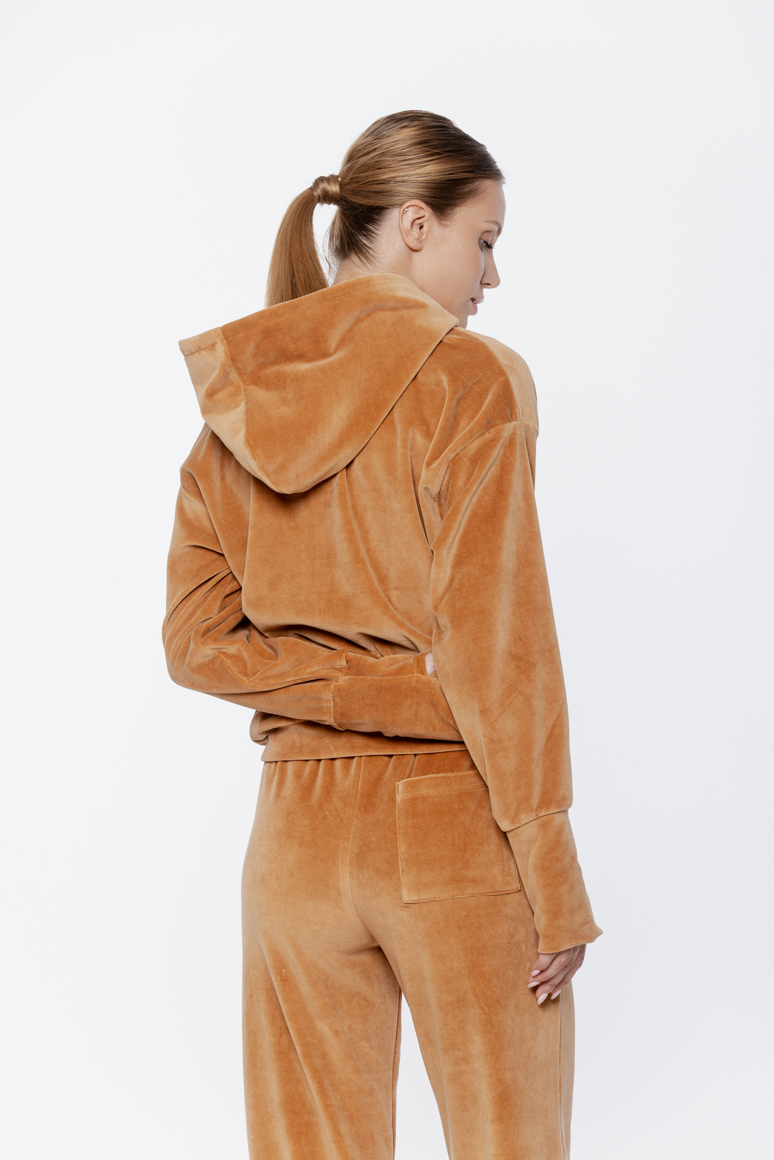 BLUZA AKSAMIT CAMEL DAMSKA - obrazek 2