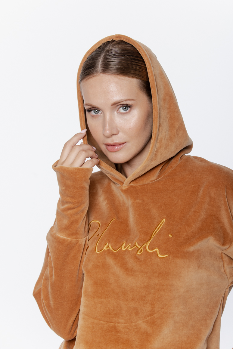 BLUZA AKSAMIT CAMEL DAMSKA - obrazek 5