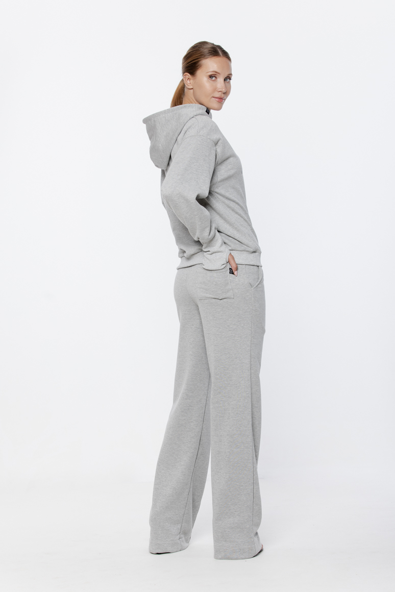 BLUZA SZARA HAFT DAMSKA - obrazek 3