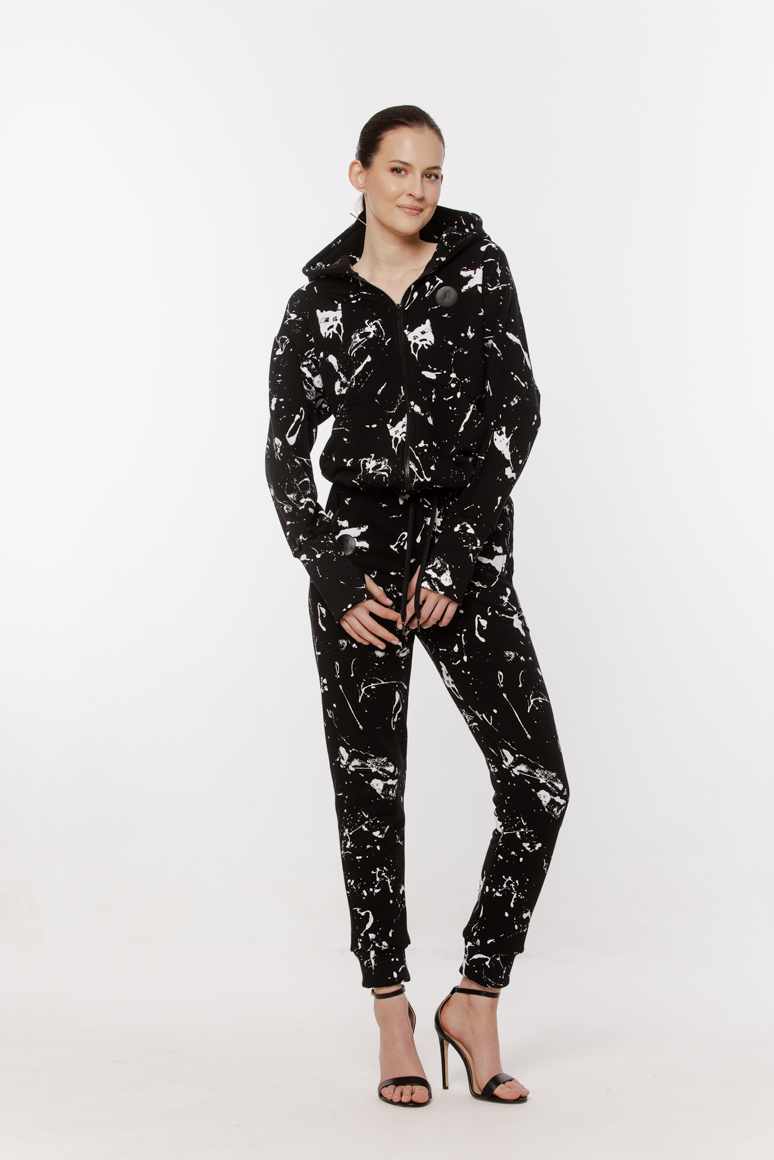 BLUZA W PRINT DAMSKA - obrazek 2