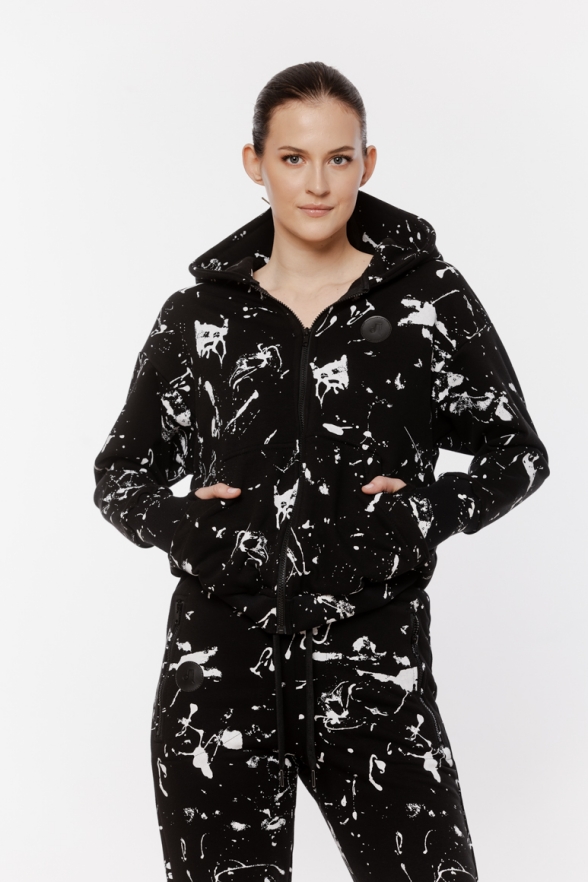 BLUZA W PRINT DAMSKA