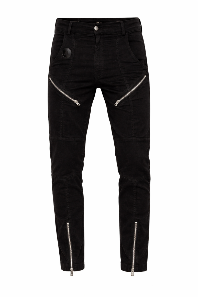 SPODNIE CZARNY JEANS DAMSKIE - obrazek 5