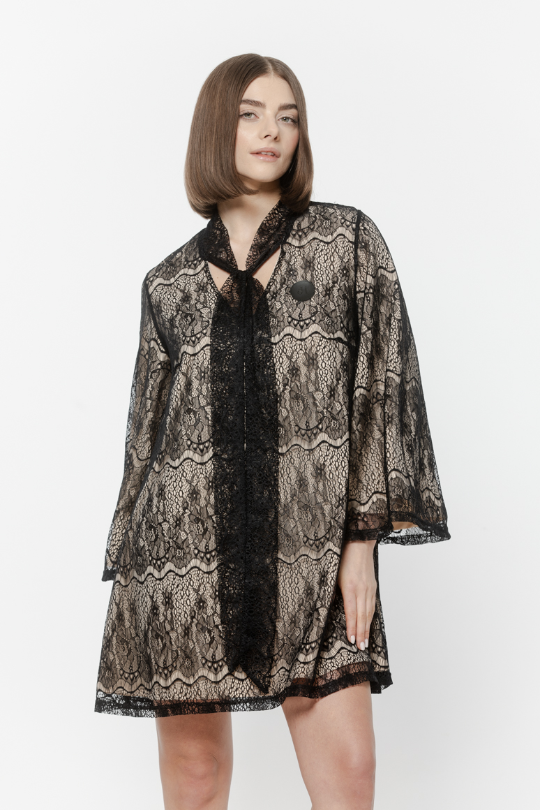 SUKIENKA KORONKA CZARNA - obrazek 6