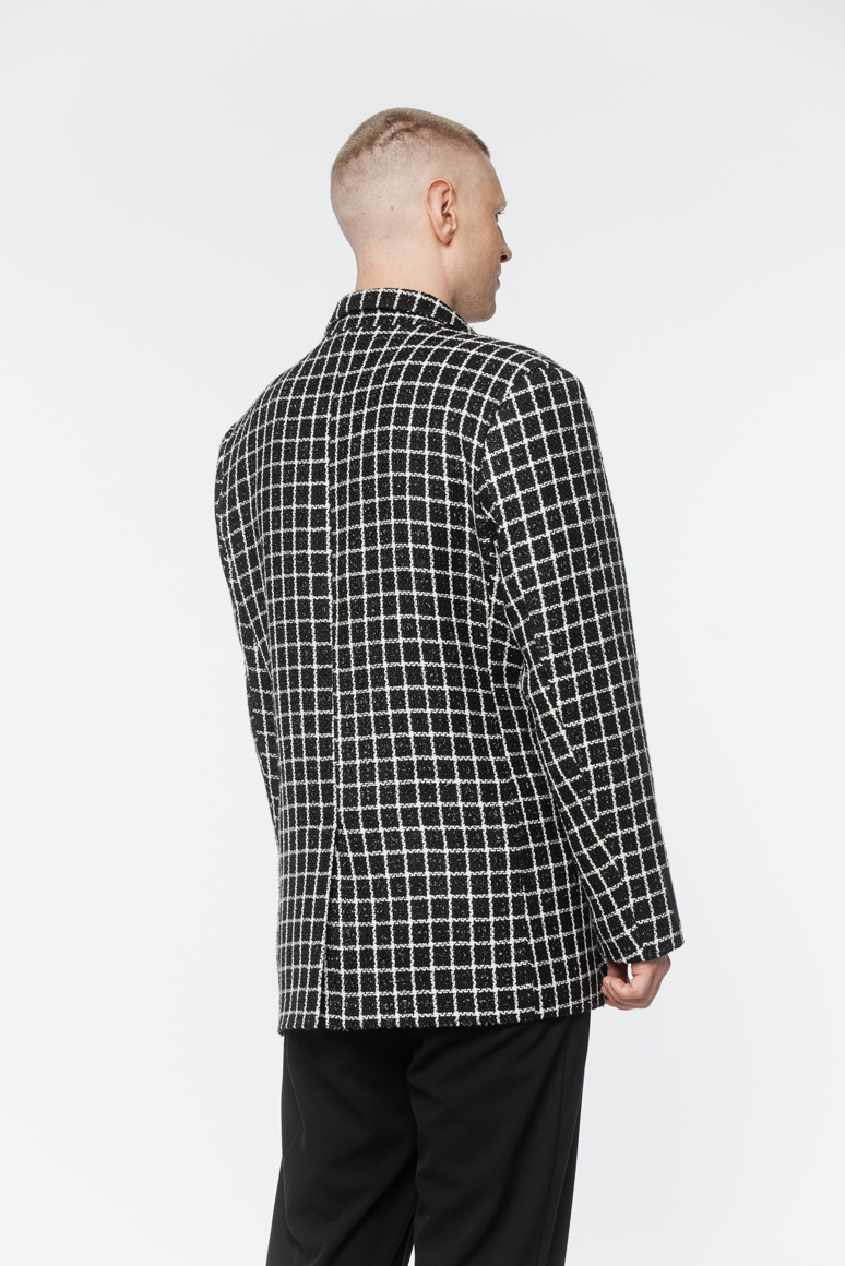 KURTKA TWEED MĘSKA - obrazek 2