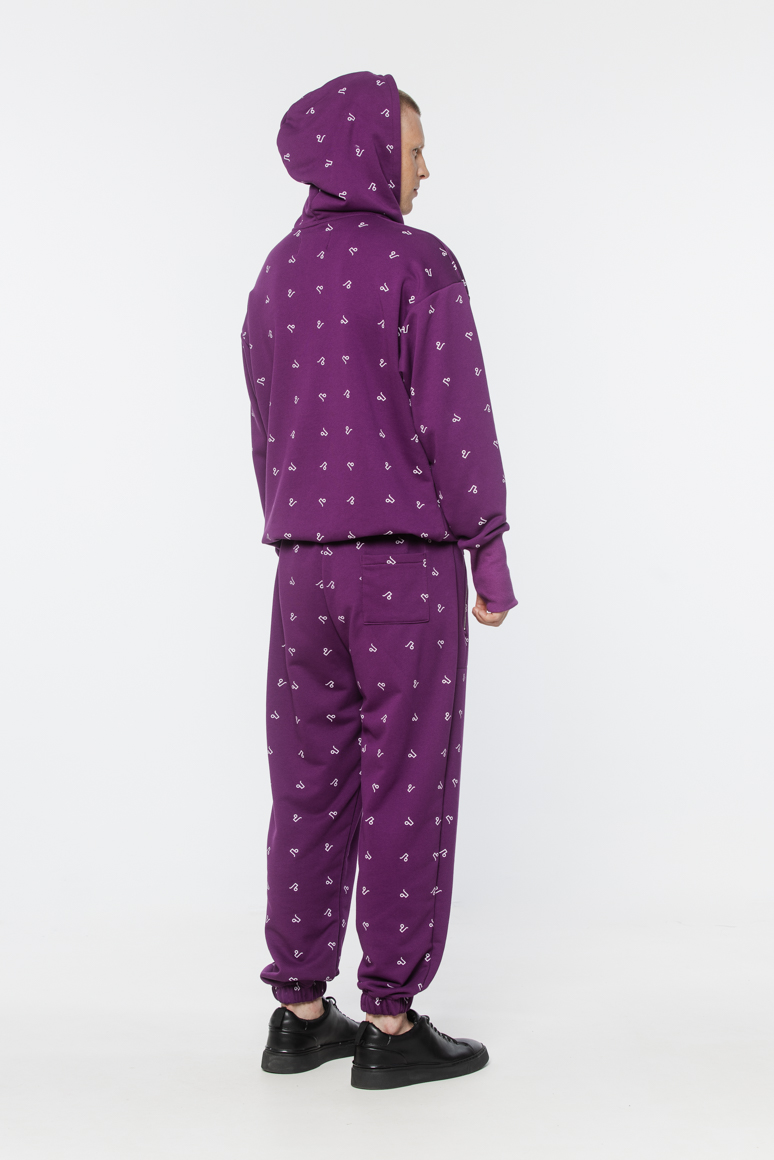 BLUZA FIOLETOWA MĘSKA - obrazek 5