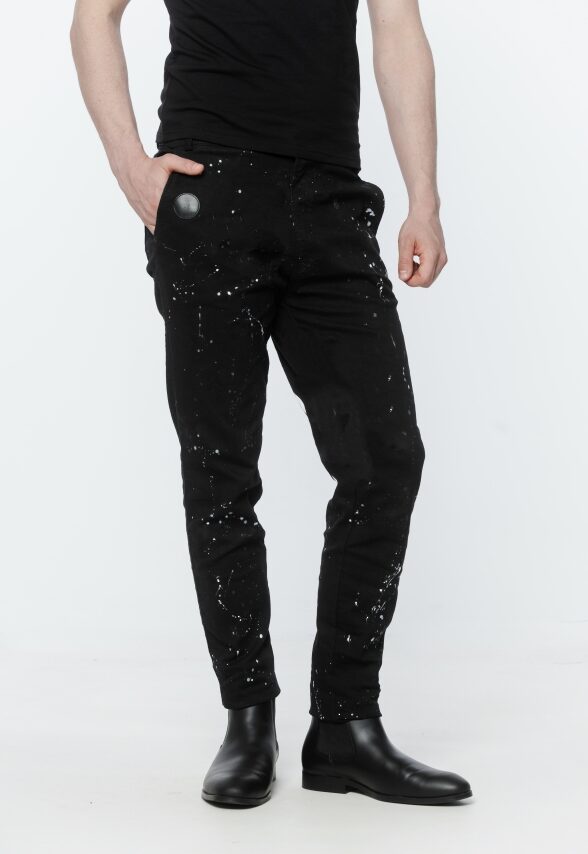 SPODNIE JEANS FARBA MĘSKIE
