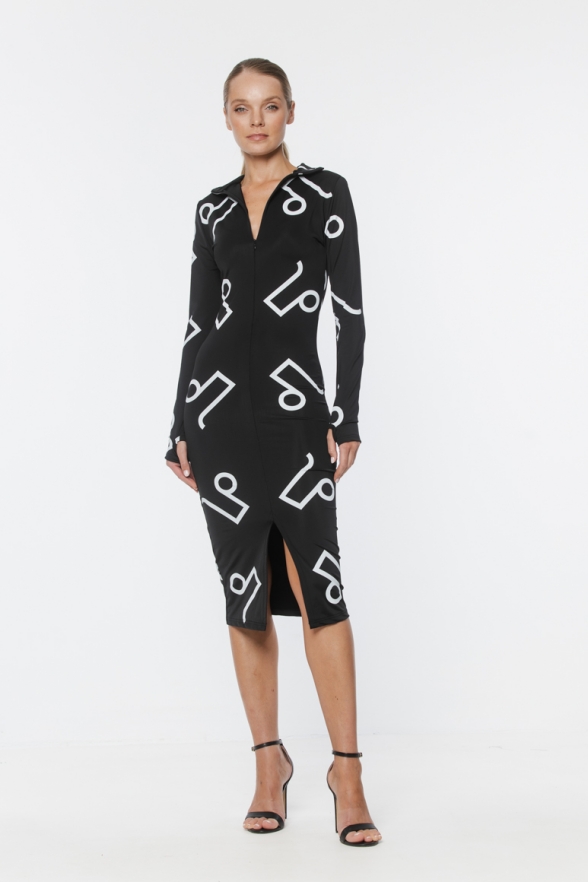 SUKIENKA W MONOGRAM Z GOLFEM
