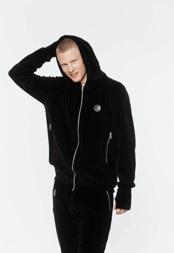 BLUZA AKSAMIT CZARNA MĘSKA