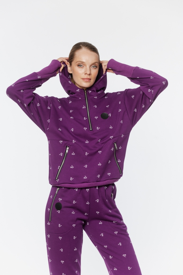 BLUZA FIOLETOWA DAMSKA