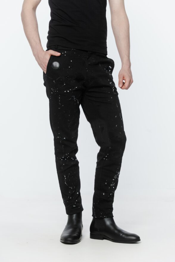SPODNIE JEANS FARBA MĘSKIE